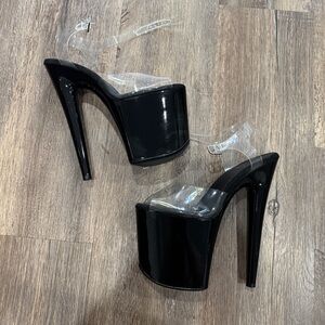 Hella heels Black Platform